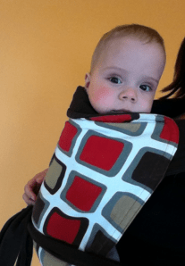 Colten in the Mei Tai