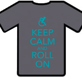 KEEP CALM AND ROLL ON Tshirt